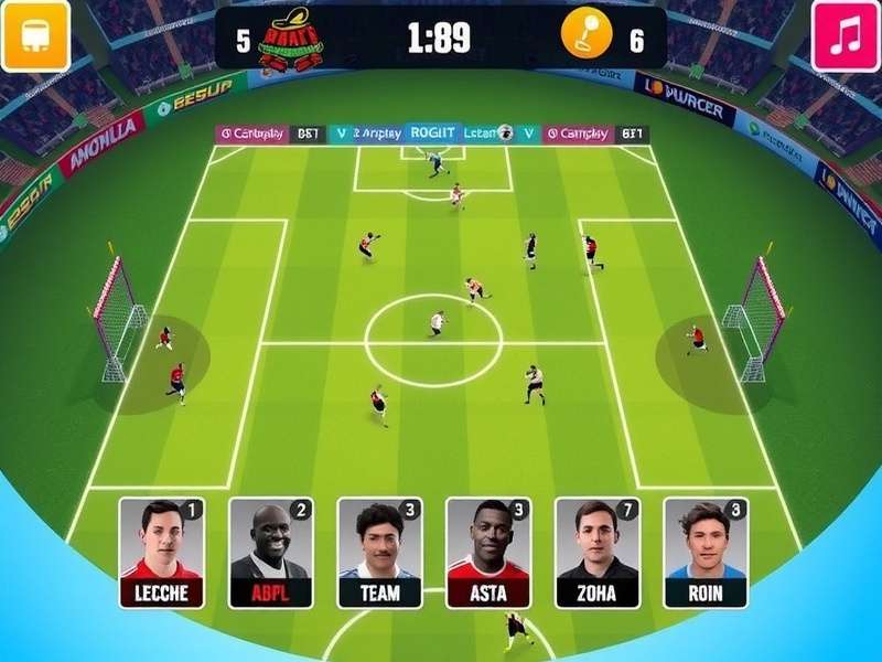 Bombay Rugby Blitz team selection screen